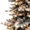 7.5ft. Pre-Lit Flocked Princess Pine Artificial Christmas Tree, Clear Lights